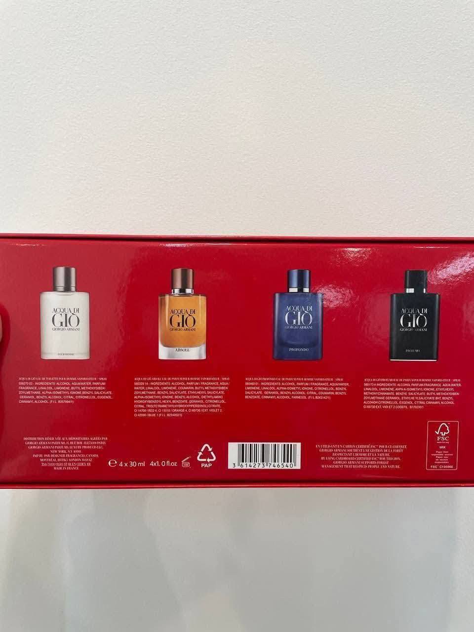 Giorgio Acqua di Giò Gift Set 4×30ml
